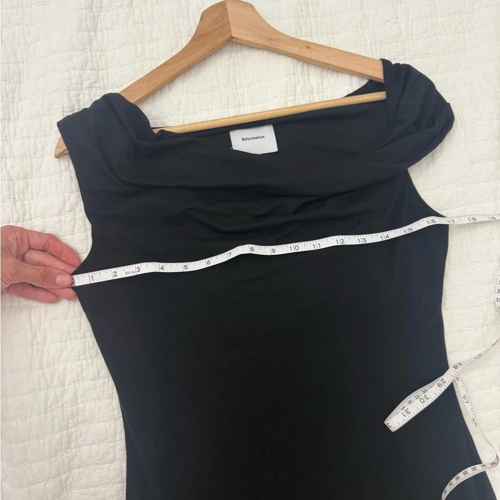 Reformation Black Jamen Knit Dress size M
